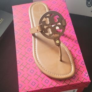 Tory Burch Brown Thong Sandals